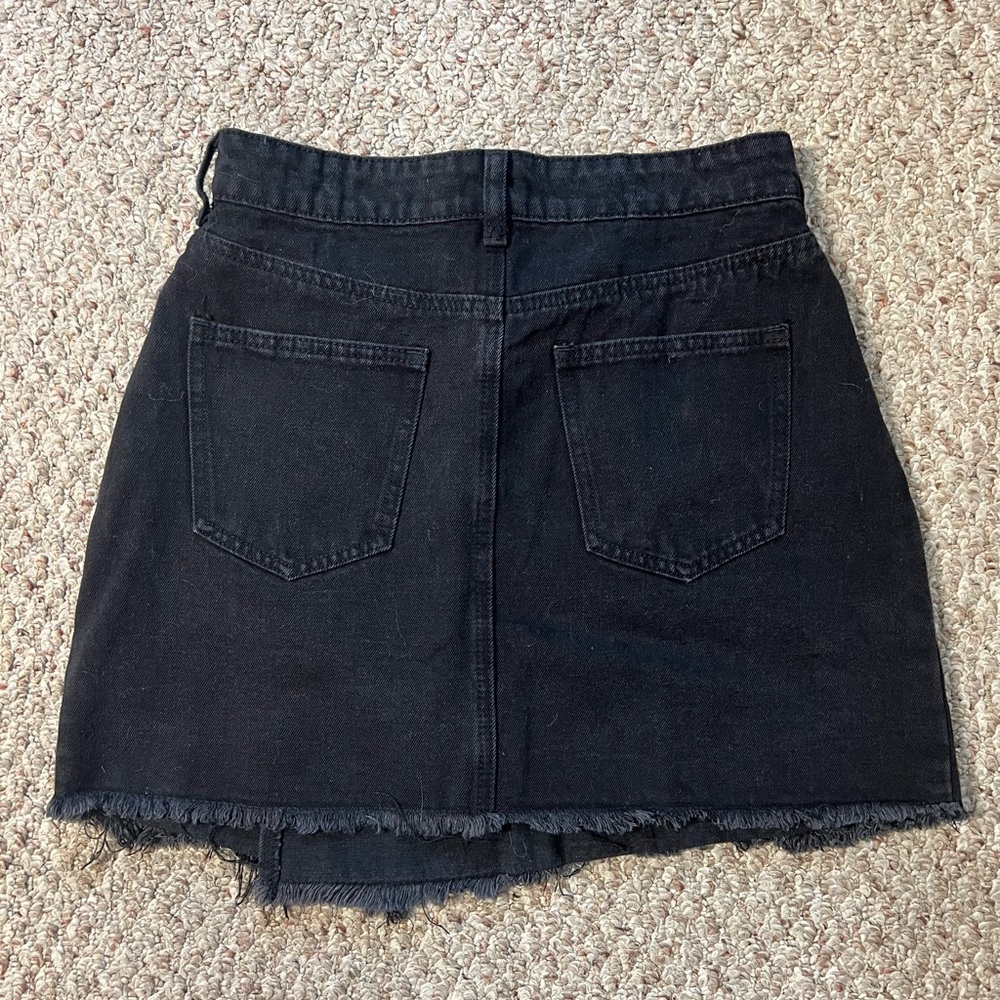 Superdown Denim Skirt in Vintage Black - Picture 2 of 8